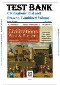 Test Bank For Civilizations Past and Present&comma; Combined Volume 13th Edition by Robert R&period; Edgar &lpar;All Chapters 1-32&rpar;