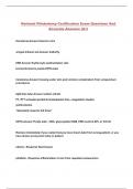 National Phlebotomy Certification Exam Questions And Accurate Answers &lpar;A&plus;&rpar;