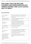 2024 update &vert; WGU C468 &vert;2024-2025 &vert;COMPLETE MOST TESTED QUESTIONS AND VERIFIED ANSWERS &vert; &lpar;100&percnt; correct solutions&rpar; &vert;GET IT A&plus; RIGHT&excl;&excl;