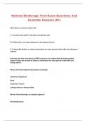 National Brokerage Final Exam Questions And Accurate Answers &lpar;A&plus;&rpar;