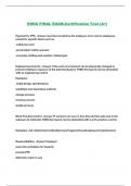 OSHA FINAL EXAM&comma;Certification Test &lpar;A&plus;&rpar;