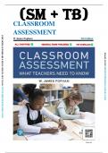 Solutions Manual and Test Bank for Classroom Assessment What Teachers Need to Know 9th Edition By James Popham &lpar;All Chapters 1-16&rpar;