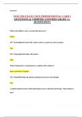 NUR 2356 EXAM 2 MULTIDIMENSIONAL CARE I  QUESTIONS & VERIFIED ANSWERS GRADE A&plus;  &lpar;RASMUSSEN&rpar;