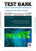 Solution Manual and Test Bank for Clinical Mental Health Counseling in Community and Agency Settings 5th Edition by Samuel T&period; Gladding