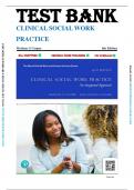 Test Bank For Clinical Social Work Practice An Integrated Approach&comma; 6th Edition by Marlene G Cooper&comma; Joan Granucci Lesser&comma; &lpar;All Chapters 1-13&rpar;