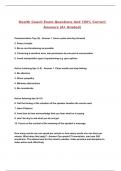 Health Coach Exam Questions And 100&percnt; Correct Answers &lpar;A&plus; Graded&rpar;