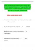 MARK KLIMEK NCLEX EXAM LATEST 2024 UPDATE WITH 1900&plus; HIGHLY PREDICTED QUESTIONS WHICH ARE CORRECTLY ANSWERED AND ALREADY GRADED A&plus; &vert;99&period;9&percnt; SUCCESS GUARANTEED&vert;