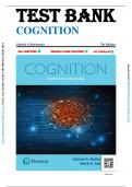 Solutions Manual & Test Bank for Cognition 7th Edition by Gabriel A Radvansky&comma; &lpar;All Chapters 1-15&rpar;
