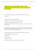 MEDSURG VATI ASSESSMENT 90 Q-S EXAM 2024&sol;2025 QUESTIONS WITH GUARANTEED PASS SOLUTIONS&period;