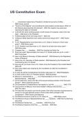 US Constitution Exam QUESTIONS WITH CORRECT ANSWERS 2025&sol;2026