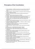 Principles of the Constitution QUESTIONS WITH CORRECT ANSWERS 2025&sol;2026