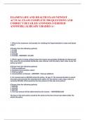 EXAMFX LIFE AND HEALTH EXAM NEWEST  ACTUAL EXAM COMPLETE 500 QUESTIONS AND  CORRECT DETAILED ANSWERS &lpar;VERIFIED  ANSWERS&rpar; &vert;ALREADY GRADED A&plus;