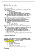 Mens onder spanning HF4 Depressieve stemmingsstoornissen 