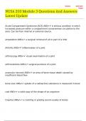 NUSA 203 Module 3 Questions And Answers Latest Update