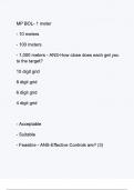 MP BOLC Common Core Exam questions and answers graded A&plus;