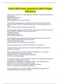 IAAO 300 Exam Questions With Proper Solutions