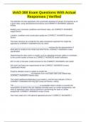 IAAO 300 Exam Questions With Actual Responses &vert; Verified