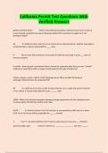 California Permit Test Questions With Verified Answers