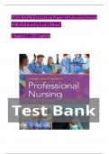 Test Bank For Leddy & Pepper&rsquo;s Professional Nursing&comma; 10th Edition by Lucy Hood&comma; All Chapters 1 - 22 &vert;&vert;Complete A&plus; Guide