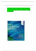 TEST BANK FOR HAM&rsquo;S PRIMARY CARE GERIATRICS&colon; A CASE-BASED APPROACH 7TH EDITION BY RICHARD J&period; HAM &vert;&vert;COMPLETE A&plus; GUIDE