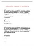 CORP FINANCE BUNDLED EXAMS WITH COMPLETE SOLUTIONS &lpar;A&plus; GRADED&rpar;