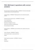 PSC 206 Exam 2 questions with correct answers
