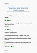 WELLCARE ACT MASTERY EXAM QUESTIONS AND ANSWERS UPDATED &lpar;2024&sol;2025&rpar; &lpar;VERIFIED ANSWERS&rpar;