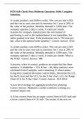 P370 Self-Check Post-Midterm Questions With Complete Solutions