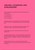 CAWC EXAM &vert; 150 QUESTIONS &vert; WITH ACTUAL SOLUTIONS&excl;&excl;
