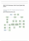 WGU C927  Task 1 and 2 Bundle with complete solution