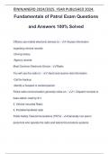 Fundamentals Adaptive Exam Test 1 Questions and Answers 100&percnt; Solved