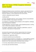 MGT 312 Exam 3 With Complete Solutions Latest Update