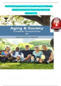 TEST BANK Aging and Society A Canadian Perspectives 9th Edition by Mark Novak&comma; Herbert C&period; Northcott&comma; Karen Kobayashi  All Chapters 1 - 20