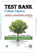 Test Bank for For College Algebra&comma; 13th Edition by Margaret L&period; Lial&comma; John Hornsby&comma; David I&period; Schneider&comma; Callie J&period; Daniels