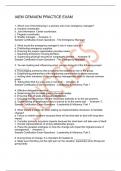 IAEM CEM-AEM PRACTICE EXAM