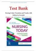 Test Bank - Nursing Today&colon; Transition and Trends&comma; 10th Edition &vert; BEST STUDY GUICE &vert; QUICK DOWNLOAD PDF