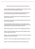 Safety And Infection Control Exam Questions And Answers