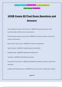 UCSB Comm 88 Final Exam Questions and Answers
