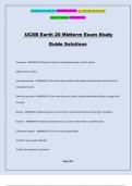 UCSB Earth 20 Midterm Exam Study Guide Solutions