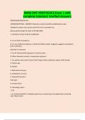 SNHD EMT PROTOCOLS Exam &vert; with complete Solution&vert; Verified Answers