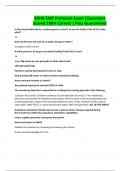 SNHD EMT Protocols Exam &vert;Questions Solved 100&percnt; Correct &vert; Pass Guaranteed