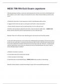HESI 799 RN Exit Exam capstone 2024&sol;2025