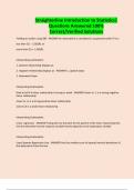 Straighterline Introduction to Statistics&vert; Questions Answered 100&percnt; Correct&sol;Verified Solution