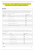 ATLS PRE-TEST 4 LATEST VERSIONS 2023-2024 REAL EXAM 40 QUESTIONS AND CORRECT ANSWERS &vert;GRADED A&plus;