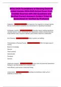 WGU D439 Foundations of Nursing Exam &num;1 Latest Update 2024-2025 Actual Exam from Credible Sources with 250 Questions and Verified Correct Answers Golden Ticket to Guaranteed A&plus; Verified by Professor