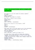 FTEC 104 QUESTIONS WITH COMPLETE ANSWERS