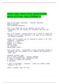 NFPA 1031 PRACTICE QUESTIONS WITH ACTUAL SOLUTIONS
