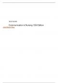 TEST BANK Communication in Nursing 10th Edition Julia Balzer Riley   