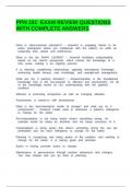 PPN 101 EXAM REVIEW QUESTIONS WITH COMPLETE ANSWERS&period;