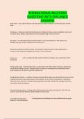 INTERNATIONAL RELATIONS QUESTIONS WITH EXPLAINED ANSWERS
